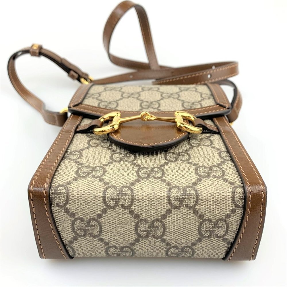 NIB Gucci horsebit 1955 mini bag - Picture 6 of 12